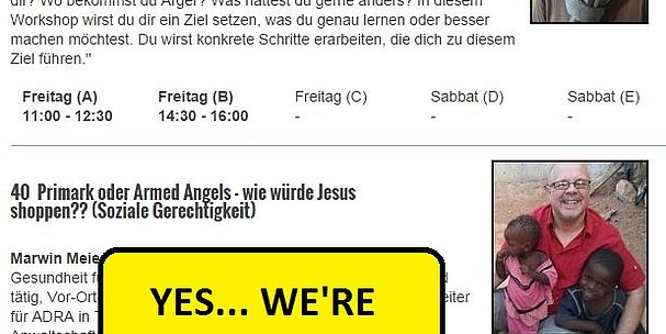 Jugendkongress: Workshop-Anmeldung bis 15.09. möglich