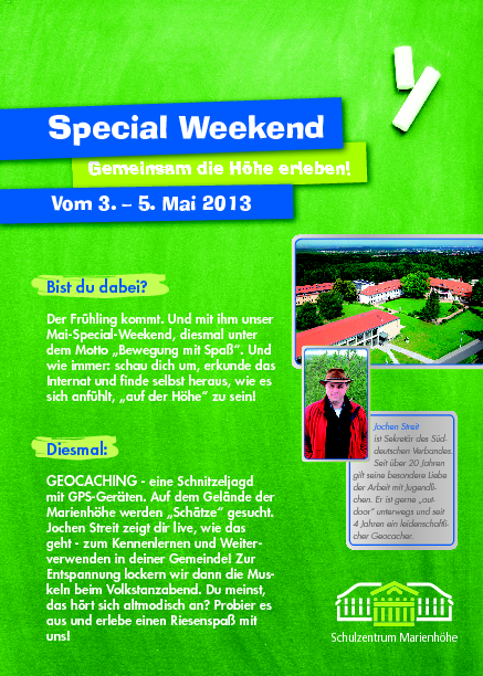 Spezial Weekend - gemeinsam die Höhe erleben!