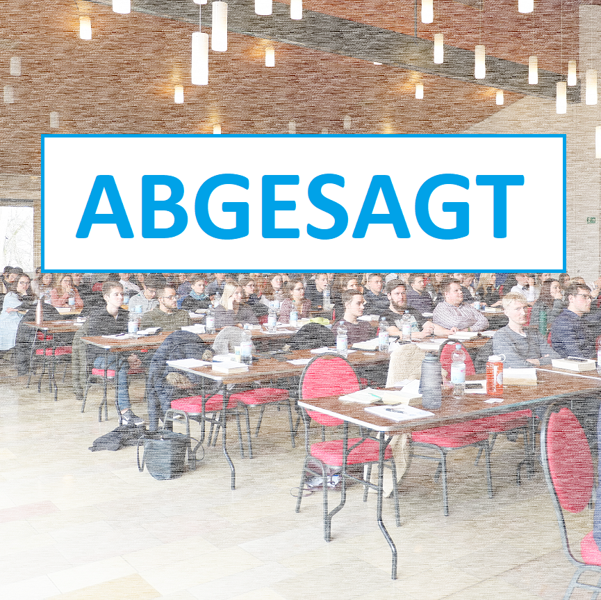 Alle Veranstaltungen bis 15. Juni 2020 abgesagt