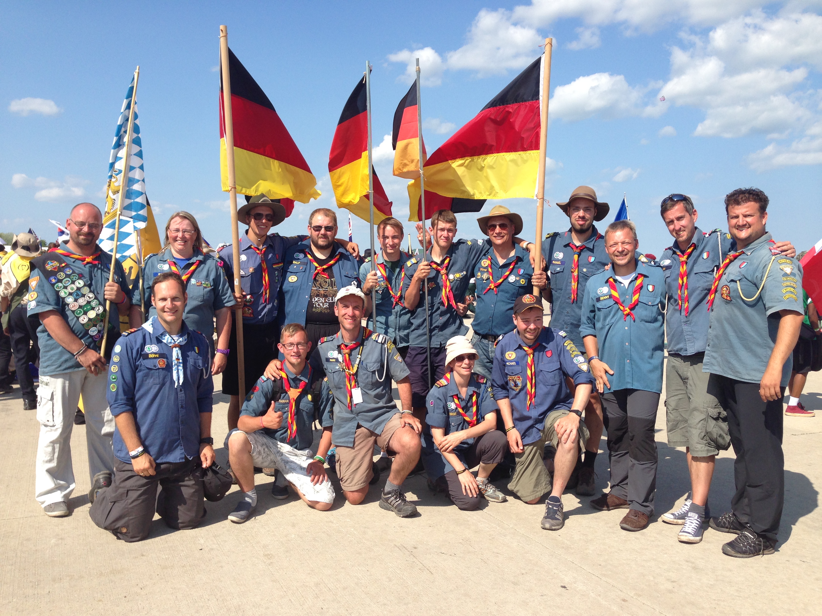 4. Internationales Pfadfindercamporee in Oshkosh, Wisconsin/USA.