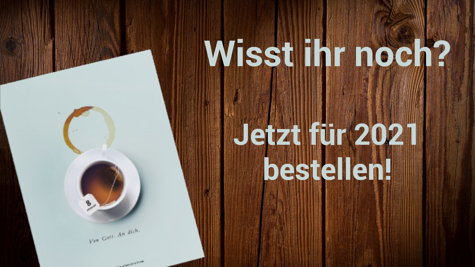 Vorfreude ist eine schöne Freude!