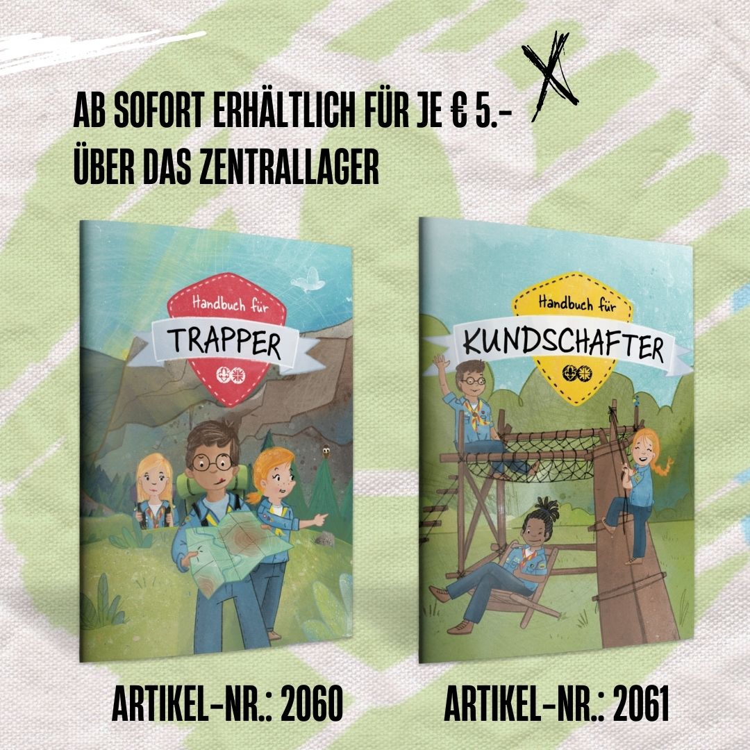 Neue CPA Handbücher Trapper & Kundschafter